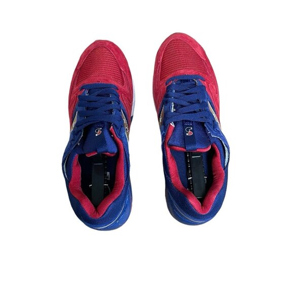 SAUCONY GRID 9000 SPARRING MENS SIZE 8.5 S70279-1 BLUE RED GOLD SNEAKER SHOE NEW - Picture 4 of 7